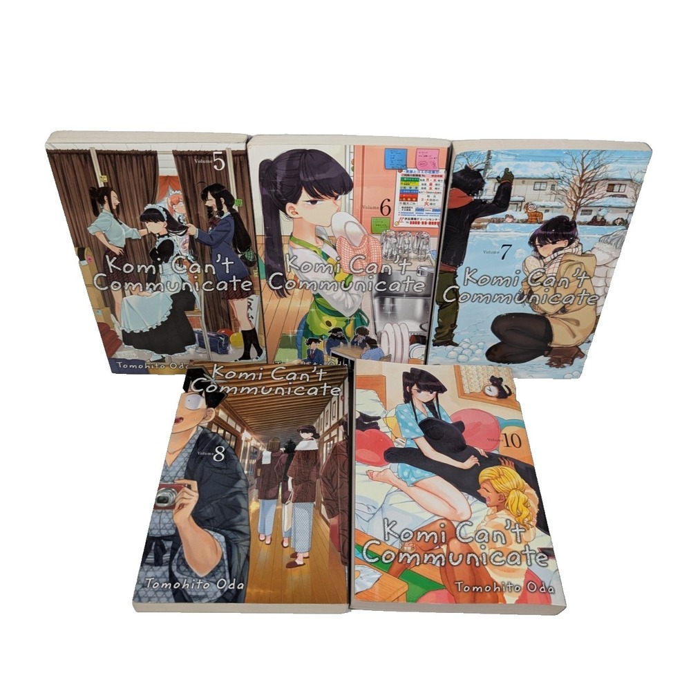 Komi Cant Communicate Manga Lot Vol 5‎ 6 7 8 & 10 English Tomohito Odo Viz Media